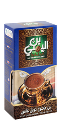 Al Yemeni Cafe Turkish Ground Coffee With Plus Cardamom, Dark Roast - 200 Gr