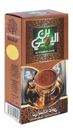 Al Yemeni Plain Coffee Dark Roast - 200 Gr