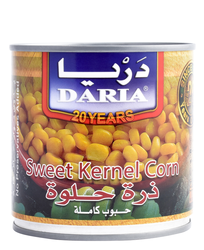 Daria Whole Kernel Sweet Corn - No Added Preservatives - 340 Gr