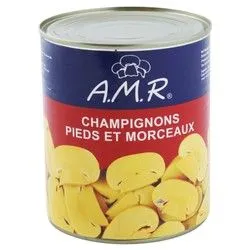Amr Mushrooms Pieces & Stems - 800 Gr