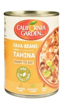 California Garden Fava Beans With Tahina - 450 Gr