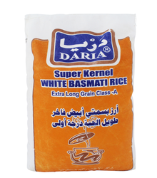 Daria Super Kernel Extra Long Grain White Basmati Rice Class A - 5 Kg
