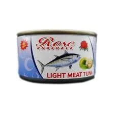 Rose Khoshala Light Meat Solid Tuna In Sunflower Oil & Brine - 200 Gr
