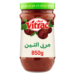 Vitrac Jumbo Fig Jam - Preservatives Free, Artificial Flavors Free, Artificial Colors Free - 850 Gr