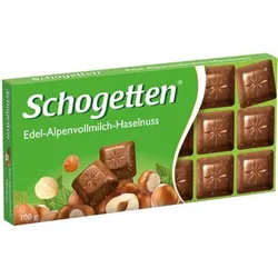 Schogetten Milk Chocolate with Hazelnut - 100G