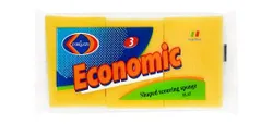 Corazzi Economic Flat Shaped Scouring Sponges - 3 Per Pack