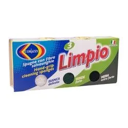 Corazzi Limpio Cleaning Sponges - 3 Per Pack