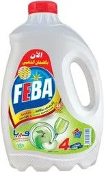 Feba Washing-Up Liquid Apple Scent - 4 Kg