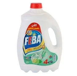 Feba Washing Up Liquid For Dishwasher Lemon Scent - 4 Kg