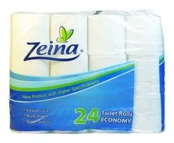 Zeina Soft Toilet Paper Rolls - 24 Per Pack