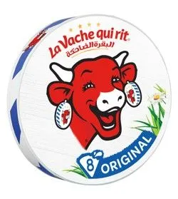 La Vache Qui Rit Spreadable Cream Cheese Triangles (8 Portions) - 120 Gr