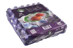 El Waha Organic Fresh White Eggs - 30 Per Pack