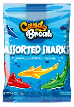 Candybreak Assorted Sharks Jelly -113Gm