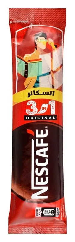 Nescafأ£آ© Original 3In1 Instant Coffee Sachets - 24 X 18 Gr