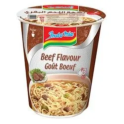 Indomie Instant Noodles Cup Beef Flavor - 60 Gr