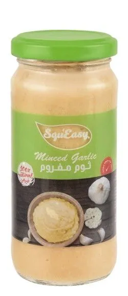 Squ'Easy Minced Garlic - No Added Preservatives, No Added Colors