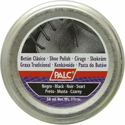 Palc Classic Cream Shoe Polish, Black - 50Ml