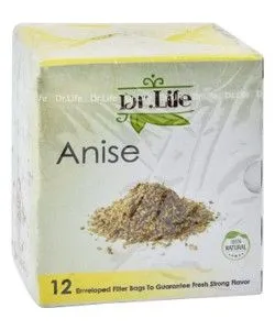 Dr. Life Anise Tea Bags - 12 Per Pack
