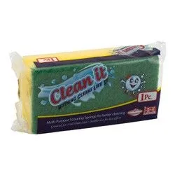 Clean It Multi Purpose Scouring Sponge - 1 Pcs