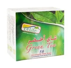 Dr. Life Green Tea Bags - 50 Per Pack