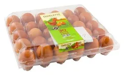 Omelette Fresh Organic Fed Brown Eggs - 30 Per Pack