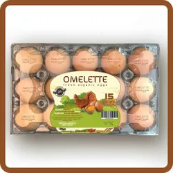 Omelette Red Eggs - 15 Pieces