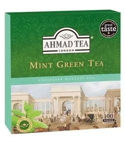 Ahmad Tea Mint Green Tea Bags - 100 Per Pack