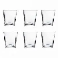 Pasabahce Carre Glasses Set Transparen 6Pc - 290 Ml