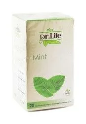 Dr. Life Tea Bags Mint Flavor - 20 Per Pack
