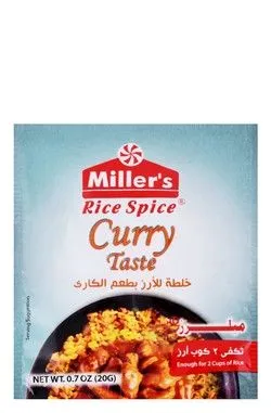 Miller's Curry Rice Seasoning - 20 Gr