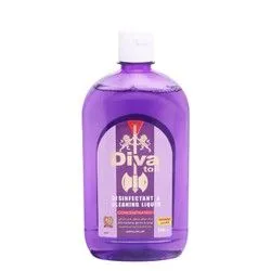 Diva Toll Concentrated Disinfectant & Cleaning Liquid Lavender Scent - 500 Ml