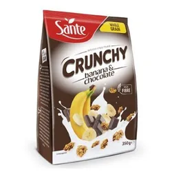 Sante Crunchy Banana With Chocolate Whole Grain Muesli - 350 Gm