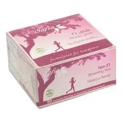 Safia Slimming Tea Hibiscus Flavor - 50 Per Pack