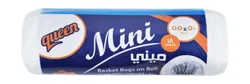 Queen Mini White Garbage Bags Rolls (50X55Cm) - 18 Per Pack