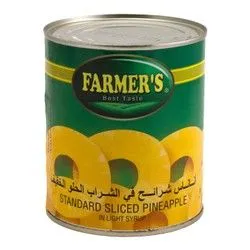 Farmer's Standard Sliced Pineapple In Light Syrup - 850 Gr