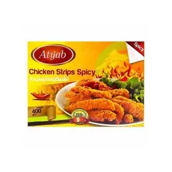 Atyab Chicken Strips Hot Fully Cooked- 500G