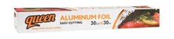 Queen Aluminum Foil With Easy Cutting Edge (30Cmx30M)