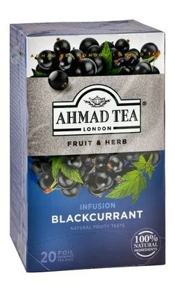 Ahmad Tea Blackcurrant Infusion Tea - 20 Per Pack