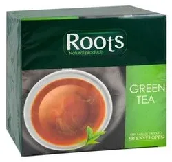 Roots Natural Green Tea Bags - 50 Per Pack