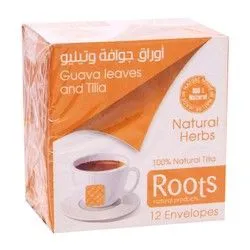 Roots Natural Herbs Tea With Guava Leaves & Tilia - 12 Per Pack