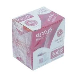 Roots Natural Hibiscus Tea Bags - 12 Per Pack