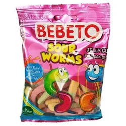 Bebeto Worms Jelly - 80 G