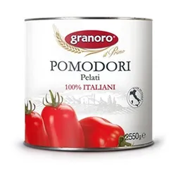Granoro Whole Peeled Tomatoes - 2550Gm
