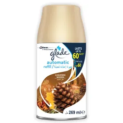 Glade Cashmere Wood Auto Spray Refill - 269 Ml