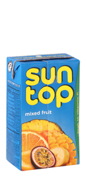 Sun Top Mixed Fruit Juice - Preservatives Free, Artificial Colors Free, Artificial Flavors Free - 250 Ml