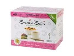 Sweet & Slim Crystal Like Sugar (400 Sachets) - Zero Calorie - 400 Gr