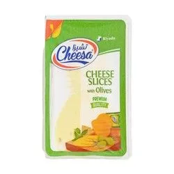 Riyada Cheesa Cheese Slices With Olives - 150 Gr