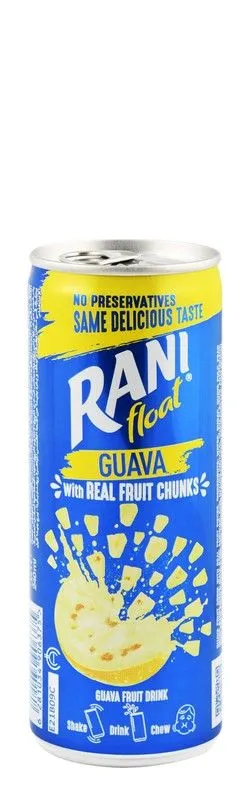 Rani Guava Float Drink With Real Fruit Pieces - Preservatives Free - 240 Ml