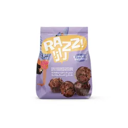 Mini Razz Mini Chocolate Cupcakes With Chocolate Chips - 9 Per Pack