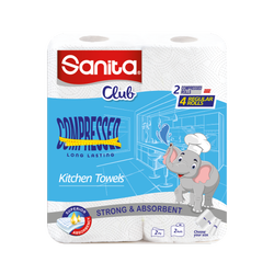 Sanita Club Kitchen Towel - 2 Rolls
